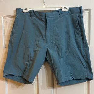 J. Crew Men's Slate Blue Flat Front Shorts